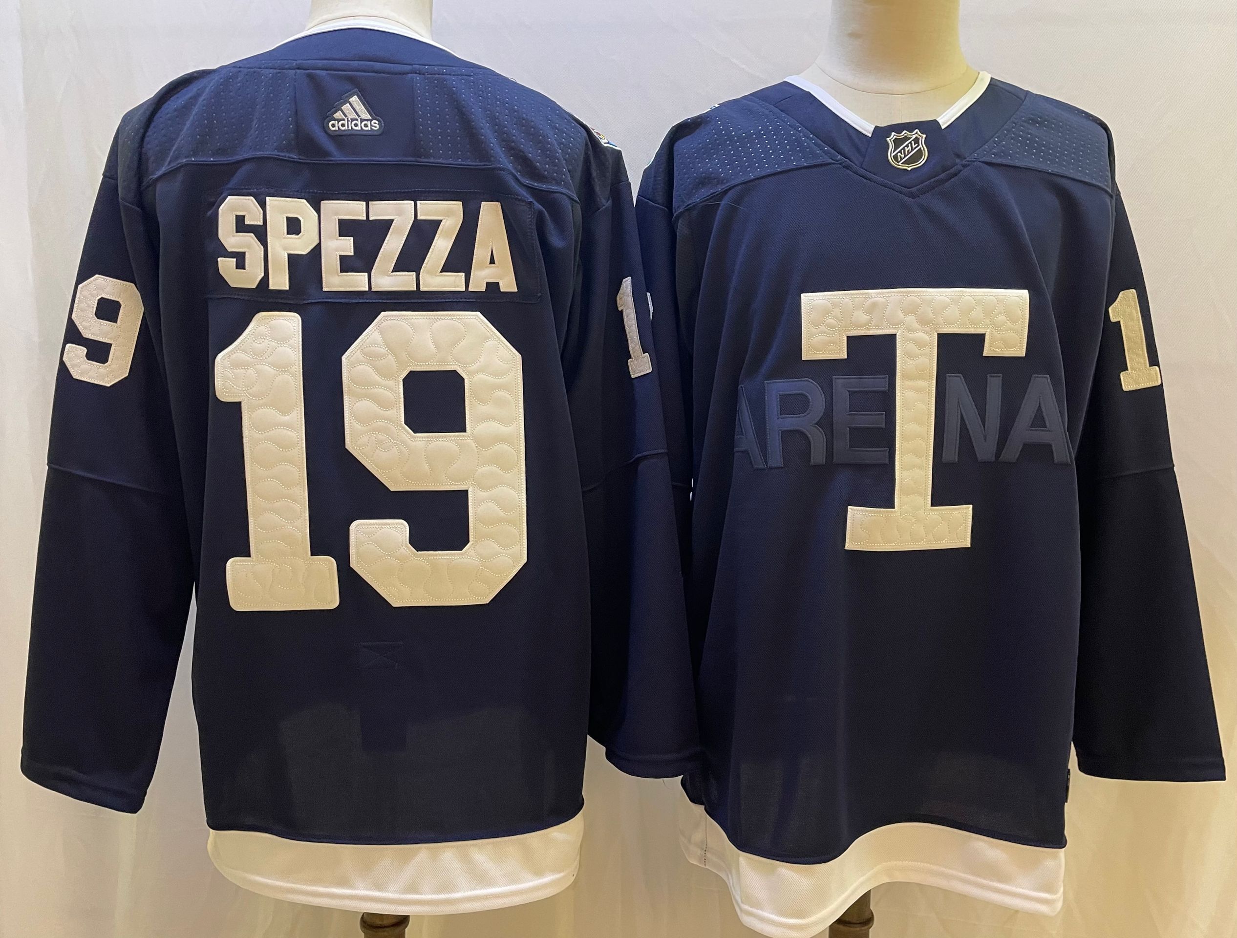 Men Toronto Maple Leafs #19 Spezza Blue Classic Edition 2022 Adidas NHL Jersey